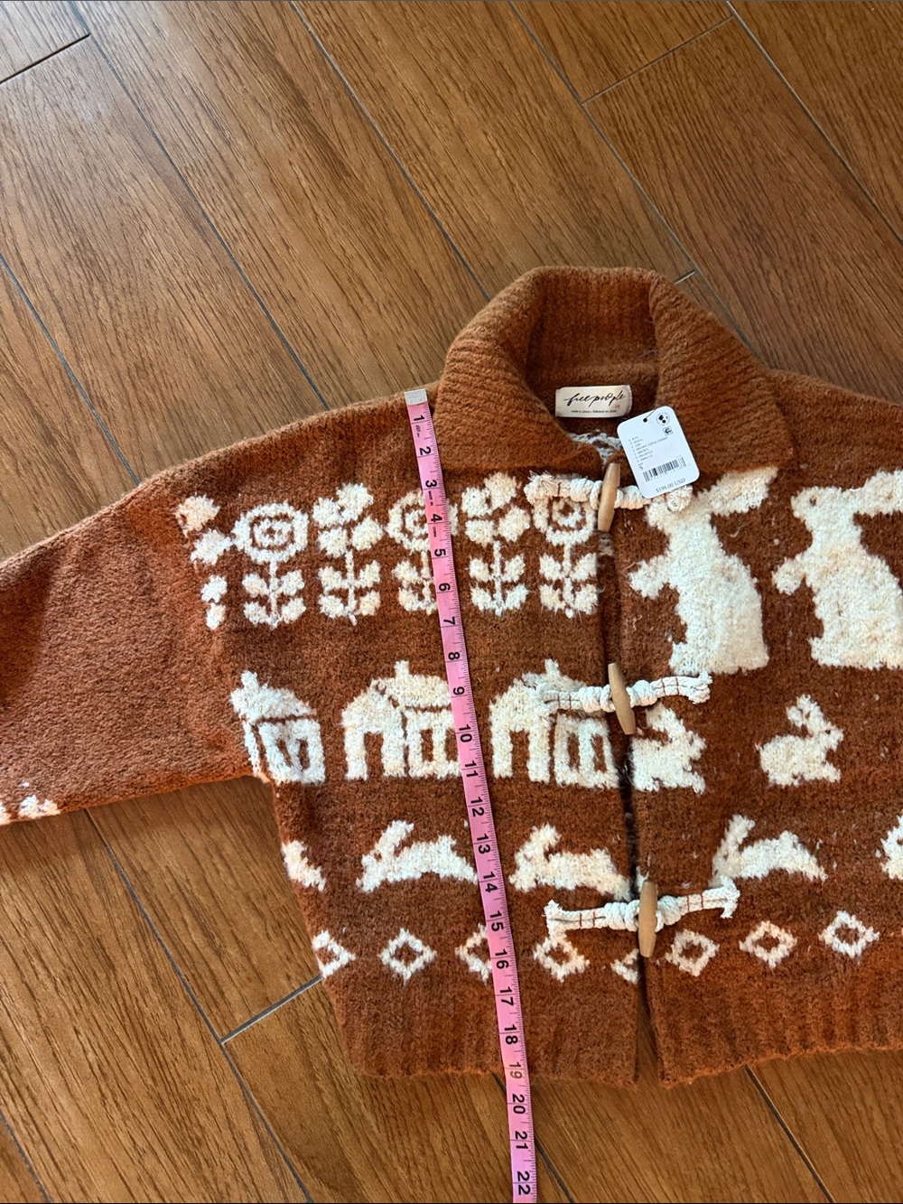Free People Home Sweet Home Cardi- size Small - Picture 4 of 4